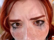 Глубокий Слюнявый Отсос от Свити Фокс в Школьной Форме - Кончил на Очки 2/16