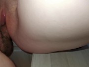 Daddy grinds on and fucks me on the kitchen counter - Amateur POV 13/16