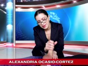 Cassandra Cain as Alexandria Ocasio-Cortez in AOC's LIVE Handjob 12/16