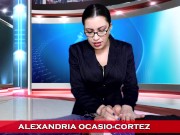 Cassandra Cain as Alexandria Ocasio-Cortez in AOC's LIVE Handjob 4/16