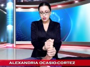 Cassandra Cain as Alexandria Ocasio-Cortez in AOC's LIVE Handjob 5/16