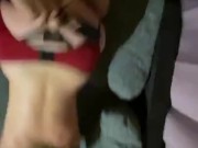 Devote fotze wird mit Paddel gezähmt  4/16