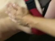 Devote fotze wird mit Paddel gezähmt  7/16