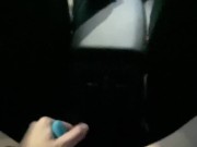 Hot LATINA babe MASTURBATE in UBER DRIVE ( Hot orgasm ) 13/16