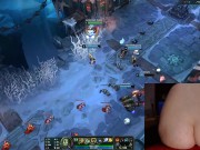 Stimulation in ass and pussy while playing League of Legends #14 Luna 4/16