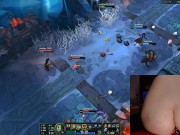 Stimulation in ass and pussy while playing League of Legends #14 Luna 7/16
