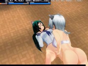 3D HENTAI neko schoolgirls lesbians cum at school 6/16