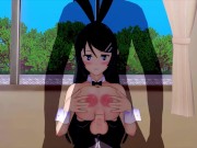 Bunny Girl Senpai Mai Sakurajima (3D HENTAI) 9/16