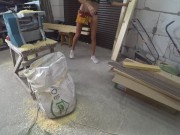 DIY Bed #2 - BJ before work with planer thicknesser - Blowjob scene (Teaser) 11/16