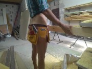 DIY Bed #2 - BJ before work with planer thicknesser - Blowjob scene (Teaser) 15/16