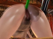 Star Wars Inspired - Grievous, Rey and an anal vibrator (3D Porn) 15/16