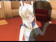 3D HENTAI Ayanami from Azur Lane fucks with you 1/16