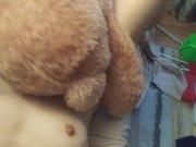 Twenty minute romp with Mr Teddy 9/16