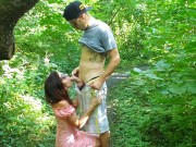 Quarantine in the Woods: Deep Fuck MILF Facial 4/16