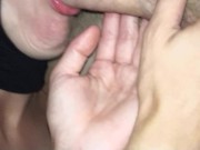 She gently puts his cock down her throath (FULL-VIDEO) 2/16