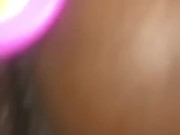 Big booty ebonys first butt plug. Double penetrated with a creampie  16/16