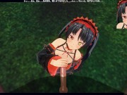 3D HENTAI POV DATE A LIVE Kurumi Tokisaki Blowjob 4/16