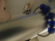 Peeping Tom in shower dancing to music. THANK YOU FOR 400 SUBSCRIBERS!! 16/16