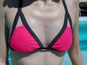 Summer 2020 Pool Day!  feet, splashing, wriggling, sunshine! 6/16