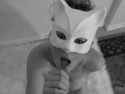 Black + White POV Masked BJ 11/16