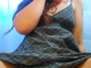 Foreign Object Insertion! Glass Bottle of Herbal Tea! My Hairy Pussy is Thirsty! Let's Have a Taste! 1/16