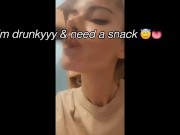 Quarantine Day 69 sloppy FIRST blowjob 1/16