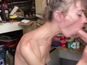 Quarantine Day 69 sloppy FIRST blowjob 7/16