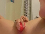 teen rides dildo 8/16