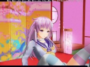 3D HENTAI Neptunia and Neptunia lesbians fuck in the room (Choujigen Game Neptune The Animation) 1/16