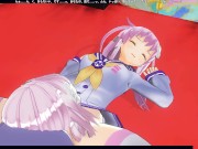3D HENTAI Neptunia and Neptunia lesbians fuck in the room (Choujigen Game Neptune The Animation) 6/16
