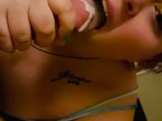 Sticky, sloppy BBW blowjob 10/16