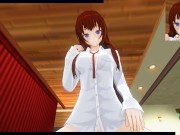 3D HENTAI POV Kurisu Makise rides your dick (Steins Gate) 4/16