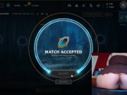 I show my stretched butthole while I play League of Legends #17 Luna 1/16