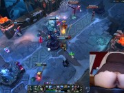 I show my stretched butthole while I play League of Legends #17 Luna 10/16