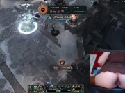 I show my stretched butthole while I play League of Legends #17 Luna 12/16