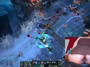 I show my stretched butthole while I play League of Legends #17 Luna 6/16