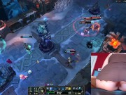 I show my stretched butthole while I play League of Legends #17 Luna 8/16