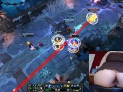 I show my stretched butthole while I play League of Legends #17 Luna 9/16