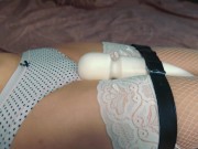 Orgasm torture with magic wand for bad tight pussy. My pussy was wet in the end 4/16