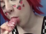 Sucking a popsicle like a dick 1/16
