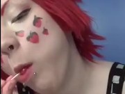 Sucking a popsicle like a dick 11/16