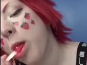 Sucking a popsicle like a dick 16/16