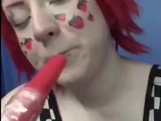 Sucking a popsicle like a dick 3/16