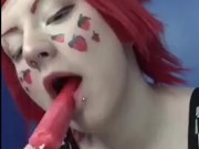 Sucking a popsicle like a dick 8/16
