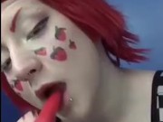 Sucking a popsicle like a dick 9/16