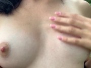 Заблудилась в лесу и решила подрочить 16/16