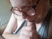 Cumslut Gives Edging Blowjob, Licks His Balls And Rides Him To Make Him Cum 5 Times! 9/16