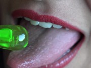 Save A Cock, Suck A Ring Pop With Viva Athena's Long Tongue 15/16