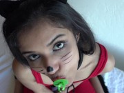 Save A Cock, Suck A Ring Pop With Viva Athena's Long Tongue 8/16