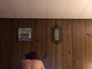 Mature Hot Wife love’s riding and soaking her young bull while I film and stroke myself  8/16